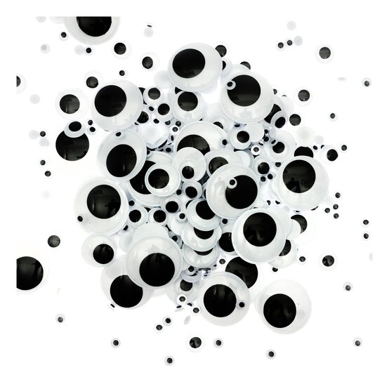 Black and White Googly Eyes Jar 1000 Pack  image number 1