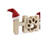 Wooden Paw Ho Ho Ho Decoration 30cm image number 4