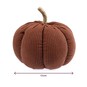 Brown Cotton Viscose Pumpkin 17cm image number 4