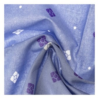 Purple Little Petal Single Cotton Fat Quarter image number 2