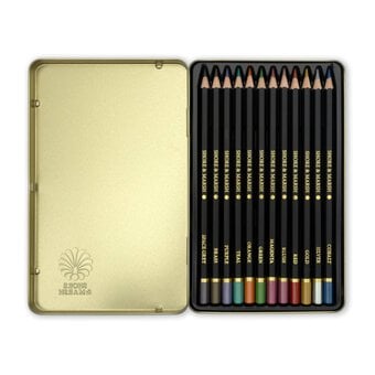 Shore & Marsh Metallic Colouring Pencils 12 Pack image number 2