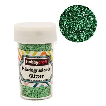 Green Biodegradable Glitter Shaker 20g