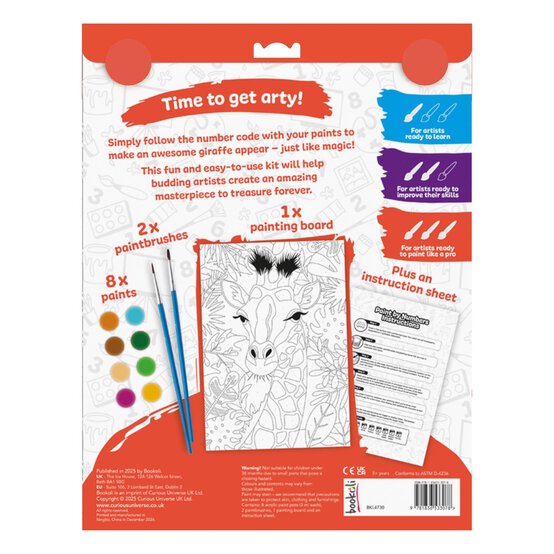 Giraffe Paint by Numbers image number 4