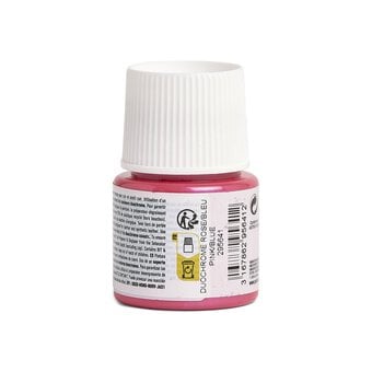 Pebeo Setacolor Duochrome Pink Blue Leather Paint 45ml image number 3