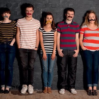 How to Knit a Handlebar Moustache