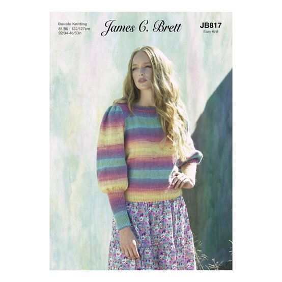 James C Brett Shhh DK Jumper Pattern JB817 image number 2