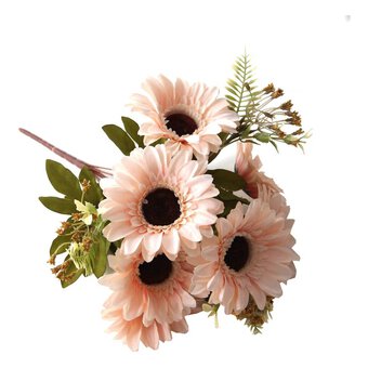 Soft Pink Gerbera Daisy Bouquet 45cm | Hobbycraft