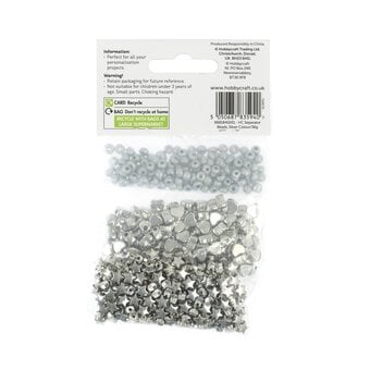 Silver Separator Beads 36g image number 5