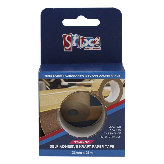 Stix2 Self Adhesive Kraft Paper Tape Hobbycraft