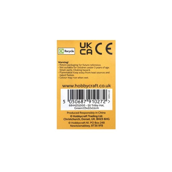 Green Trilby Hat  image number 4