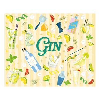 Elevate Gin Lovers Jigsaw Puzzle Deluxe Tube 1000 Pieces