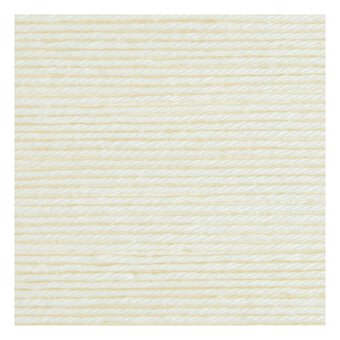 Rico Essentials Ivory Cotton 4ply 50g