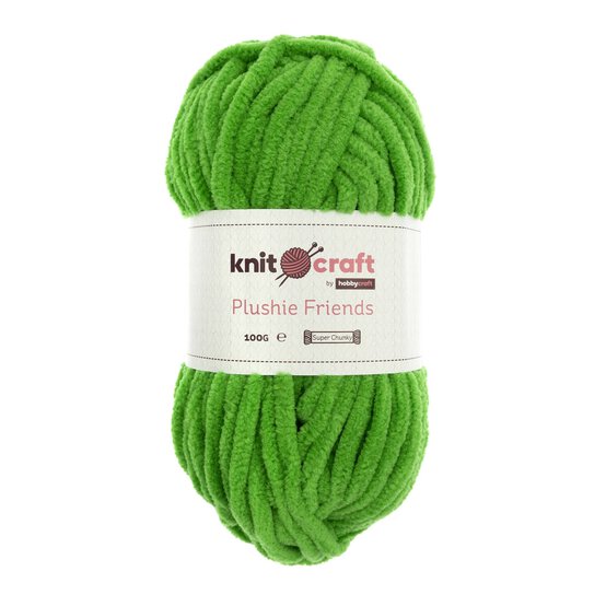 Knitcraft Green Plushie Friends Yarn 100g image number 1
