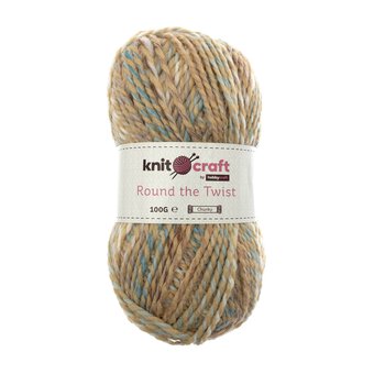 Knitcraft Sand Mix Round the Twist 100g