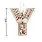 Hanging Wooden Letter Y 7.5cm image number 3