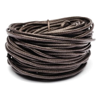 Beads Unlimited Brown Bootlace 3m