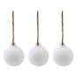 Ceramic Baubles with Jute 3 Pack image number 1