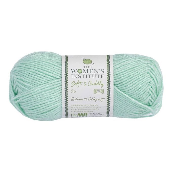 Women's Institute Mint Soft and Cuddly DK Yarn 50g image number 1