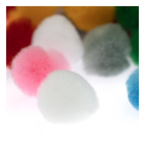 Assorted Pom Poms 2cm 100 Pack  image number 3