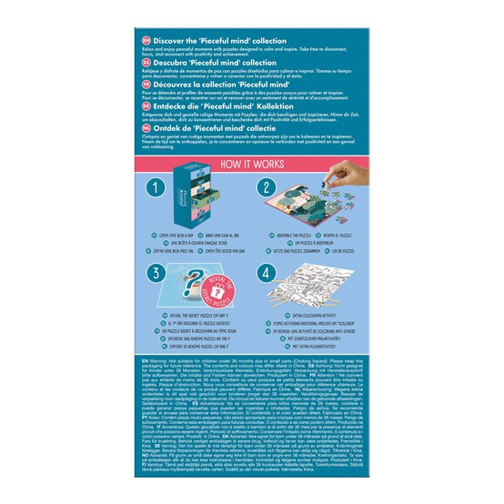 Jumbo Peaceful Mind Nature Jigsaw Puzzle 54 Pieces 6 Pack image number 6