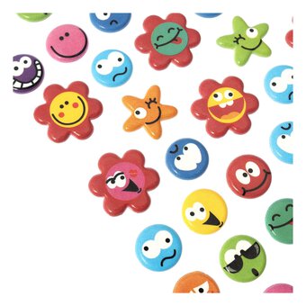 Mixed Smiley Puffy Stickers image number 3