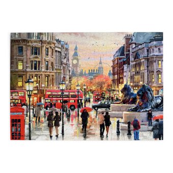 Twilight in Trafalgar Square Jigsaw Puzzle 1000 Pieces