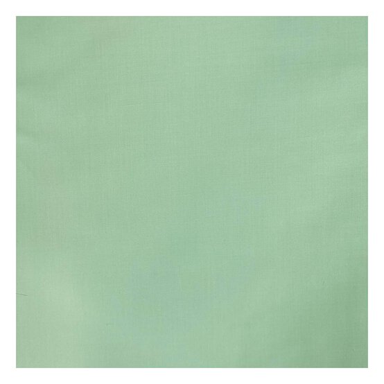 Mint Polycotton Fabric by the Metre image number 2