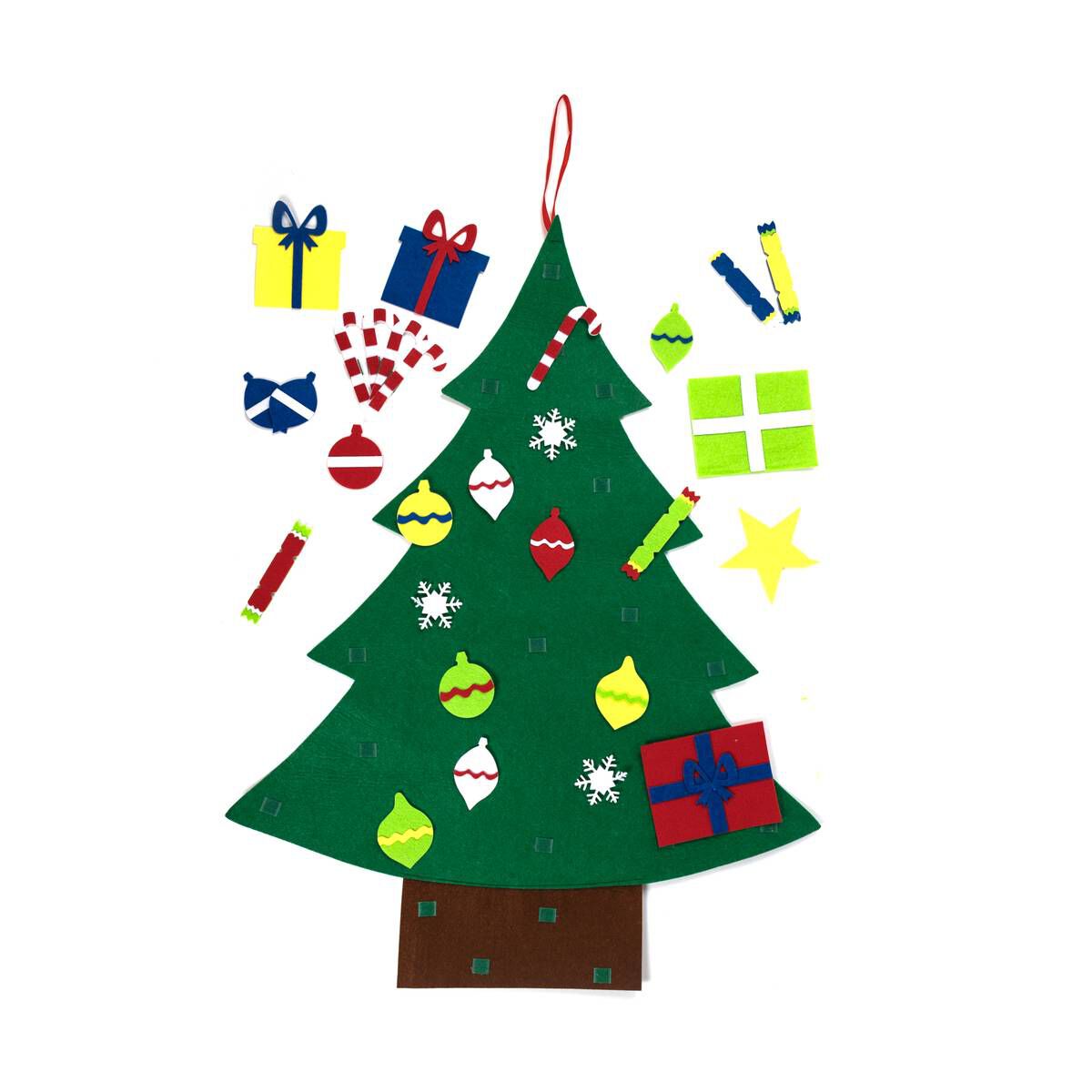 Decorate Your Own Felt Christmas Tree Kit Hobbycraft