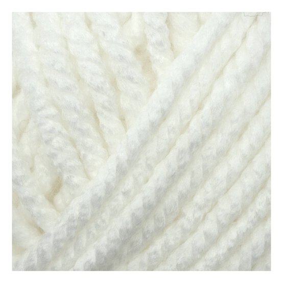 Knitcraft White Everyday Super Chunky Yarn 100g image number 2