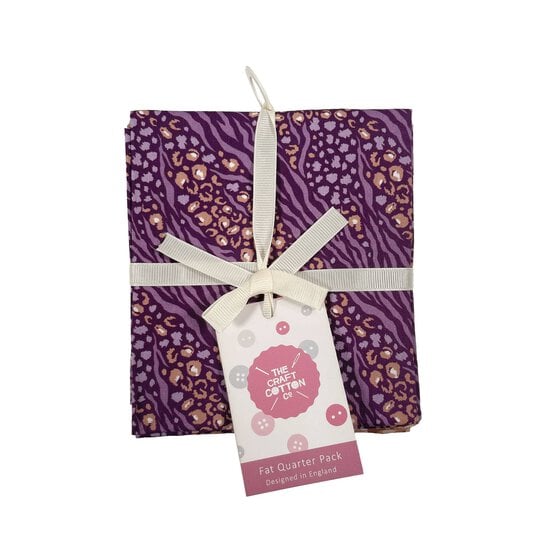 Amethyst Jungle Cotton Fat Quarters 5 Pack image number 2