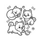 Cute Cozy Colouring: Puppies image number 2