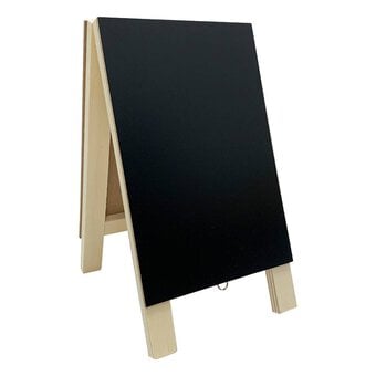 Double-Sided Wooden Chalkboard 21cm x 12cm