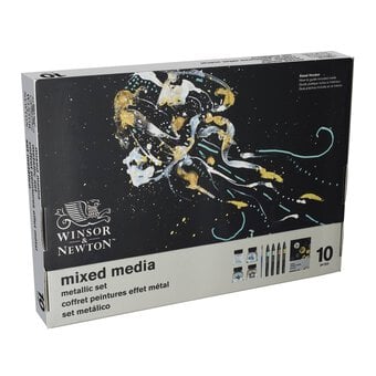Winsor & Newton Mixed Media Metallic Set 10 Pieces