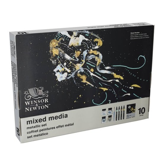 Winsor & Newton Mixed Media Metallic Set 10 Pieces image number 1