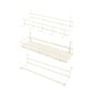 Grey Storage Trolley and White Accessories Bundle image number 5