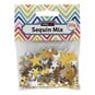 Silver and Gold Star Sequins 20g image number 2