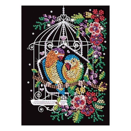 Kitfix Birdcage Sequin Art Purple Kit image number 5