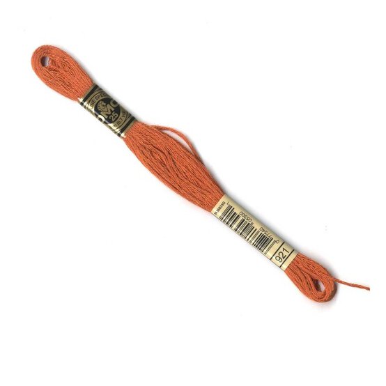 DMC Orange Mouline Special 25 Cotton Thread 8m (921) image number 1