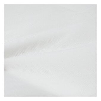 White Nylon Dress Net Fabric by the Metre