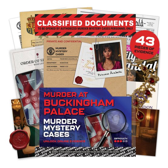 Murder Mystery Cases: Murder at Buckingham Palace image number 1
