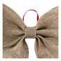 Large Faux Hessian Bow 33cm image number 2