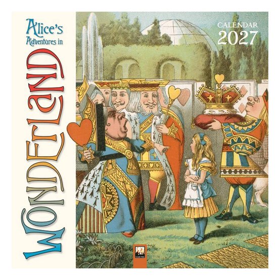 Alice&rsquo;s Adventures in Wonderland Wall Calendar 2027 image number 1