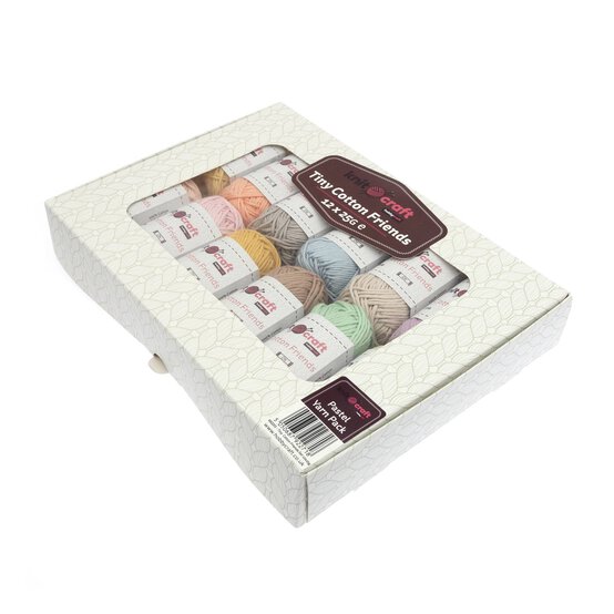 Knitcraft Pastel Tiny Cotton Friends Yarn 25g 12 Pack image number 5