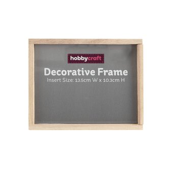Decorative Frame with Glass 15cm x 12cm