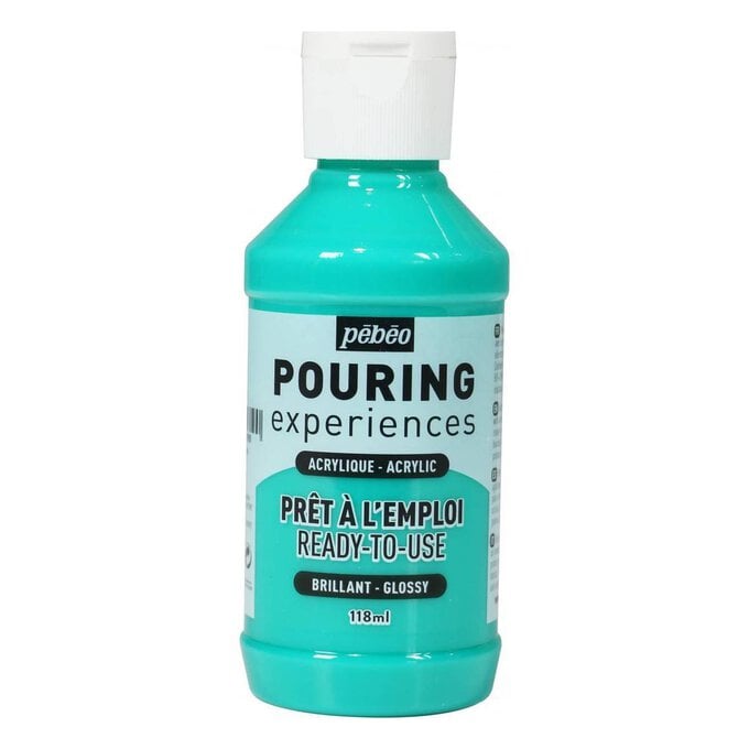 Pebeo Aqua Green Pouring Experiences Acrylic 118ml image number 1