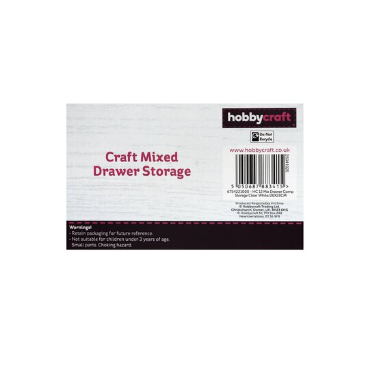 Mixed Drawer Craft Storage 26cm x 23cm image number 6