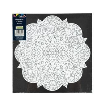 Mandala Colour-In Canvas image number 4
