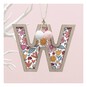 Hanging Wooden Letter W 7.5cm  image number 1