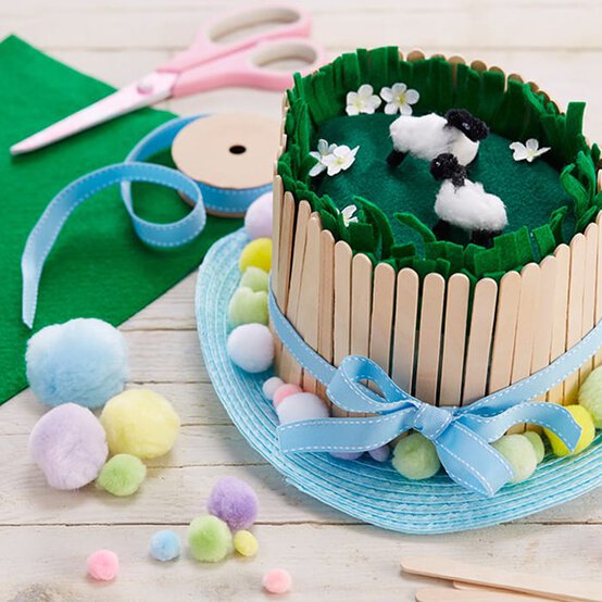 How to Make an Easter Meadow Bonnet image number 1