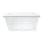Clear White Storage Box with Wheels 47 Litres image number 5